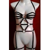 Lastik Seksi Jartiyer Harness - Kadın Erotik Giyim - Bayan Lastik İç Giyim - APFT568
