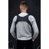 Omuz Detaylı Şık Erkek Deri Harness, Erkek Gömlek Üzeri Aksesuar - APFTM135