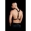 Perçin Detaylı Şık Deri Erkek Göğüs Harness - APFTM108