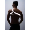 Reflektörlü (Karanlıkta Parlayan) Tek Omuz Erkek Göğüs Harness, Clubwear - APFTM32