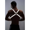 Reflektörlü (Karanlıkta Yansıyan) Erkek Göğüs Harness, Erkek Parti Giyim - APFTM43