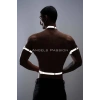 Reflektörlü Karanlıkta Yansıyan (Reflektörlü) Erkek Göğüs ve Pazu Harness Takım - APFTM15