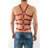 Seksi Erkek Body Harness, Deri Erkek Body Harness - APFTM54
