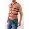 Seksi Erkek Body Harness, Deri Erkek Body Harness - APFTM54