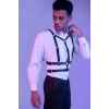 Şık Erkek Deri Göğüs Harness - APFTM40