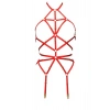 Vücudu Saran Seksi Jartiyer Harness - APFT151