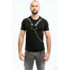 Zincir Detaylı Deri Erkek Göğüs Harness - APFTM95