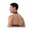 Zincirli Erkek Göğüs Deri Harness - APFTM96