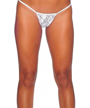 Beyaz Dantelli Tanga TM1165
