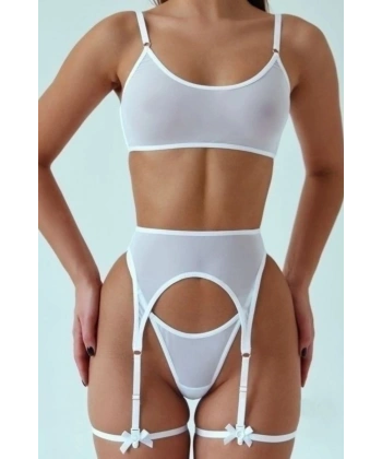 Beyaz Jartiyer Takım