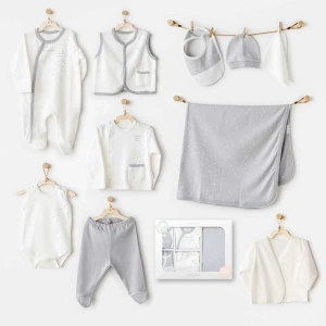 Andywawa Ac25701 Mommys Little Star 10lu Hastane Çıkışı Ekru