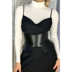 Arkadan 2 Tokalı Şık Deri Kemer - APFT611