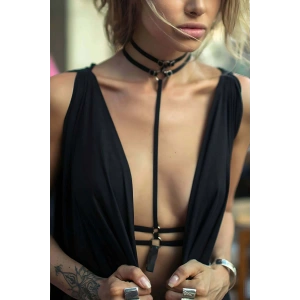 Bel Boyun Detaylı Seksi Harness - APFT373