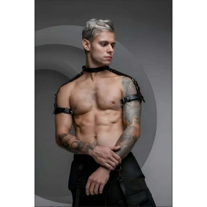 Boyun - Pazu ve Omuz Detaylı Şık Erkek Harness - APFTM171