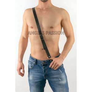 Çapraz Erkek Deri Pantolon Harness - Çapraz Bağlanan Deri Erkek Harness - APFTM30