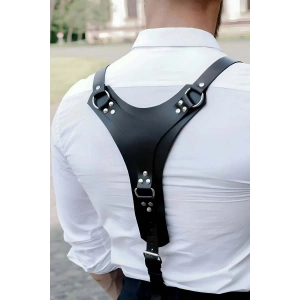 Deri Erkek Sırt Kemer, Erkek Harness, Erkek Gömlek Kemeri - APFTM130