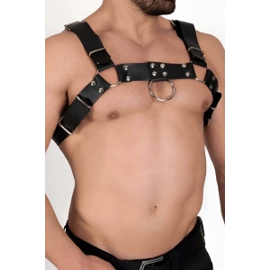 Erkek Göğüs Harness, Deri Erkek Fantazi Giyim, Erkek Clubwear - APFTM214