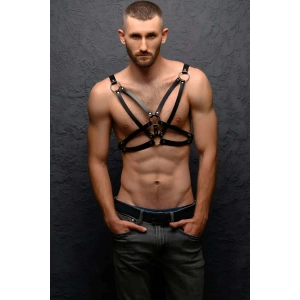 Erkek Göğüs Üzeri Deri Harness - APFTM104