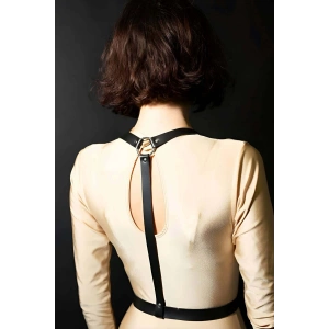 Göğüs Üzeri Deri Kemer, Şık Deri Harness Aksesuar - APFT599