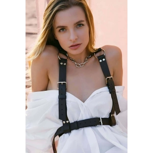 Halka Detaylı Omuzdan Askılı Ayarlanabilir Şık Deri Kemer - APFT650