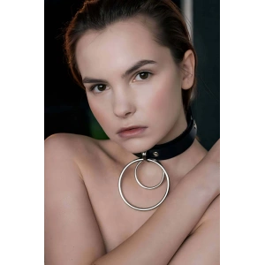 İki Halkalı Fantezi Deri Tasma - APFT264