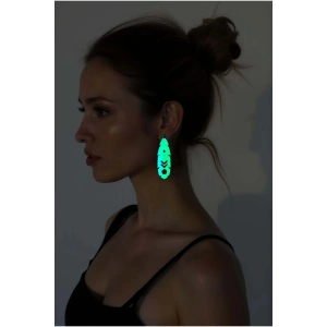 Rainbow Reflektörlü Boho Küpe, Etnik Lazer Kesim Küpe - APBJ028