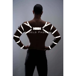 Reflektörlü (Karanlıkta Yansıyan) Erkek Bilek - Kol - Omuz Harness - APFTM5