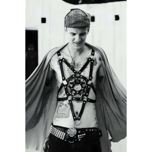 Seksi Erkek Deri Aksesuar Club Giysileri