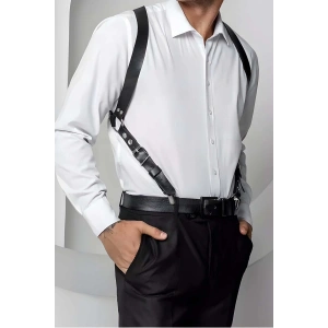 Sırt Detaylı Şık Erkek Kemer, Tarz Erkek Kemer, Erkek T-shirt Kemeri - APFTM205