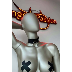 Siyah Deri Tasma - Bileklik Takım - APFT522