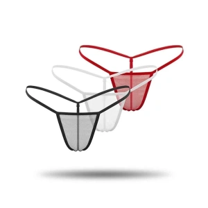 Tegan Büyük Beden Kadın 3lü Transparan Tül String TG271304-B