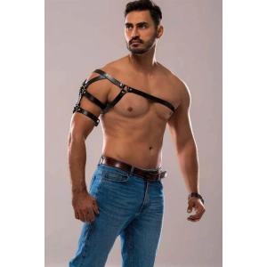 Tek Omuz Erkek Harness, Erkek Göğüs ve Omuz Harness - APFTM136