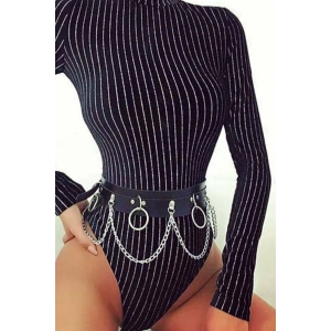 Zincirli Bel Üzeri Şık Harness APFT639