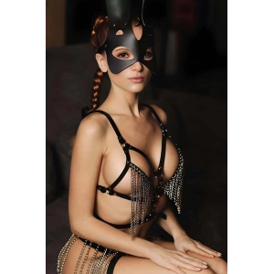 Zincirli Etek ve Sütyen Harness Takım - APFT496