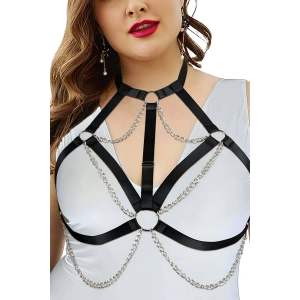 Zincirli Lastik Göğüs Harness - APFT818