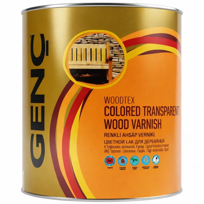 Genç Renkli Ahşap Vernik Naturel 0.75 L