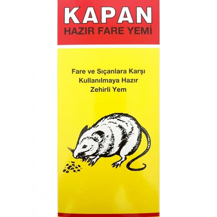 Kapan Hazır Buğday Zehirli Fare Yemi 320 Gr