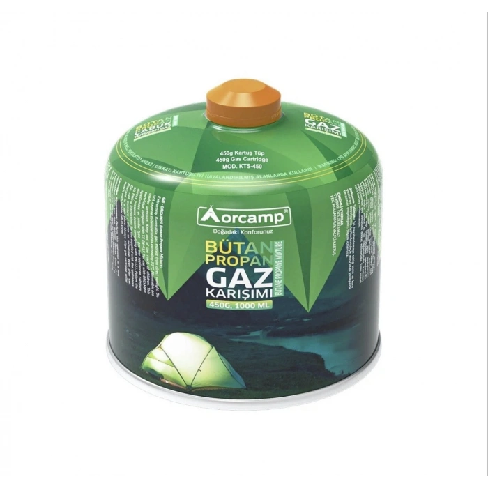 Orcamp Vidalı Gaz Kartuşu 450 Gr