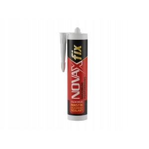 Novaxfix Silikonize Mastik Beyaz 450 Gr