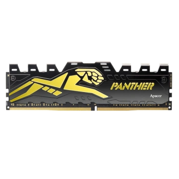 Apacer Panther Black-Gold 16GB (2x8GB) 3200Mhz CL16 DDR4 Gaming Ram (AH4U16G32C28Y7GAA-2)