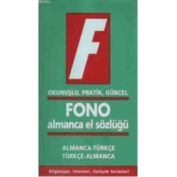 Fono Almanca El Sözlüğü; Okunuşlu, Pratik, Güncel