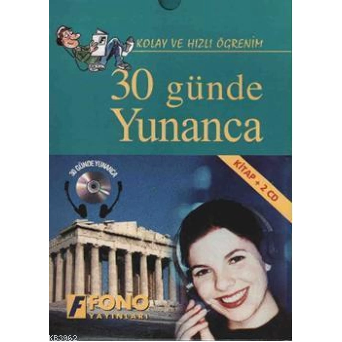 30 Günde Yunanca; (Kitap+2 CD)