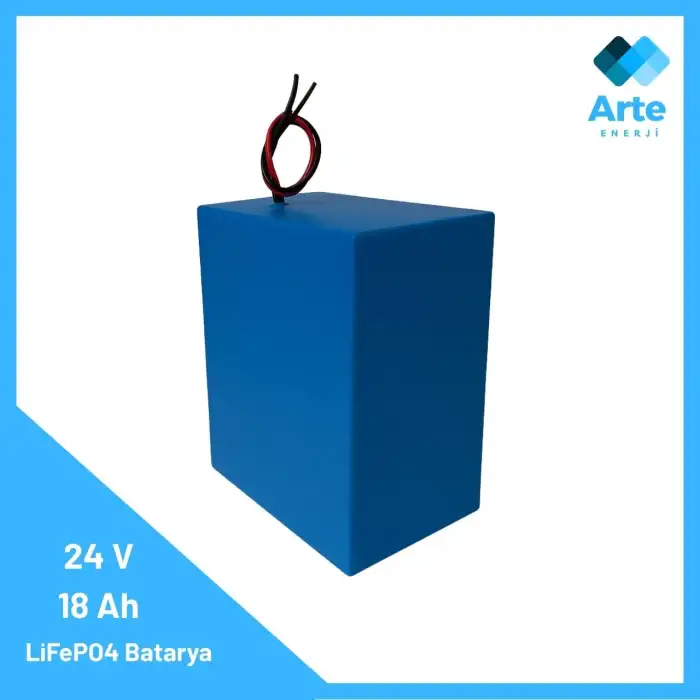 24V 18Ah LiFePO4 Batarya – Yüksek Verimli Taşınabilir Lityum Enerji Çözümü