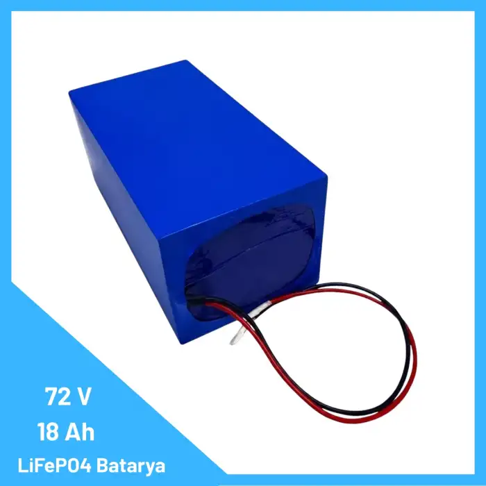 72V 18Ah LiFePO4 Batarya – Lityum Yüksek Kapasite Serisi