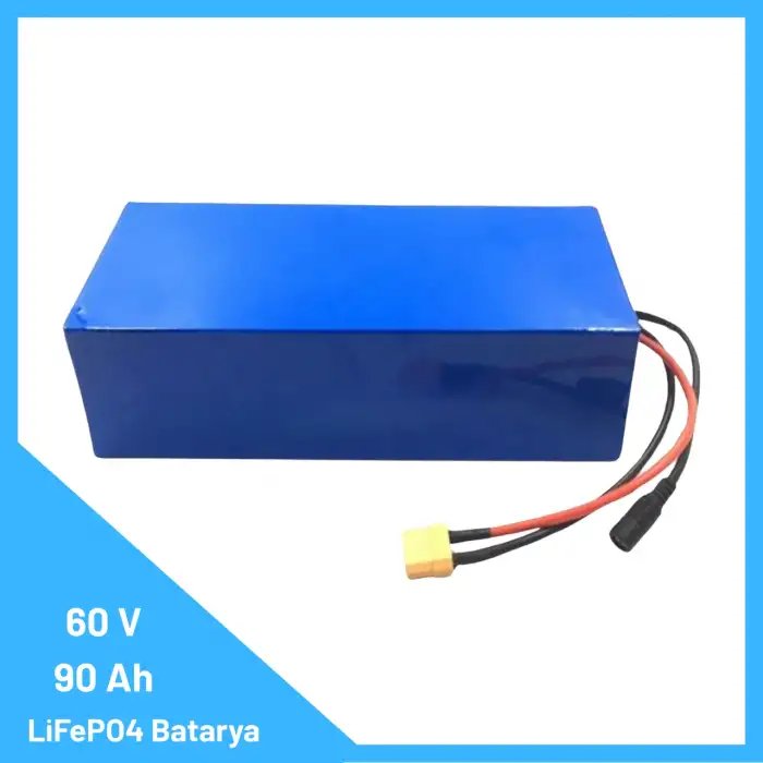 60V 90Ah Bluetooth’lu LiFePO4 Batarya – Yüksek Kapasiteli, Uzun Ömürlü ve BMS’li Lityum Enerji
