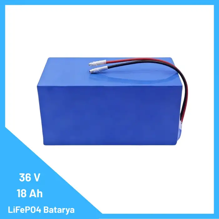 36V 18Ah LiFePO4 Batarya - Kompakt, BMS’li ve Uzun Ömürlü Lityum Enerji