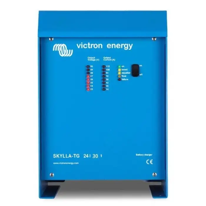 Victron Energy Skylla-TG Şarj Cihazı 24V 30A |1 Ana Çıkış + 1 Yardımcı Çıkış |120-240V Giriş Voltajı