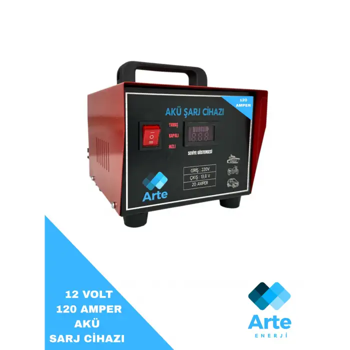 ARTE AKÜ ŞARJ CİHAZI 12 VOLT 120 AMPER