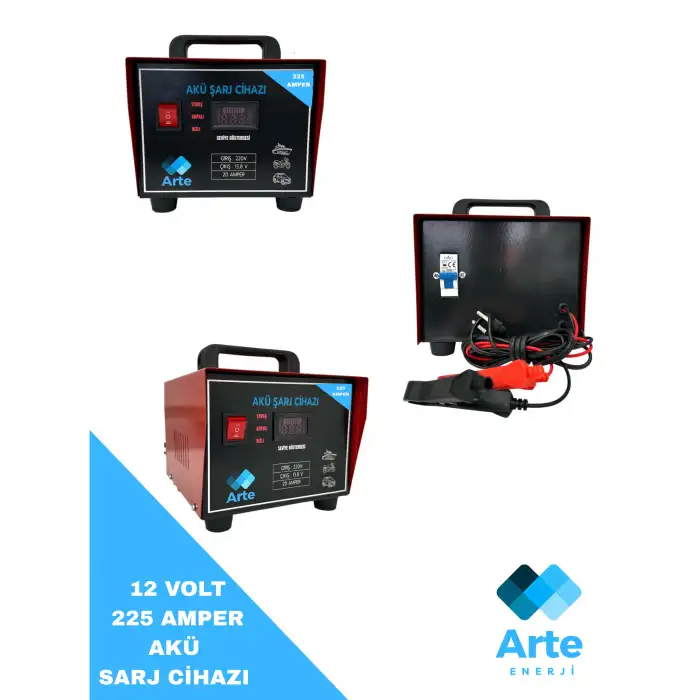 ARTE AKÜ ŞARJ CİHAZI 12 VOLT 225 AMPER