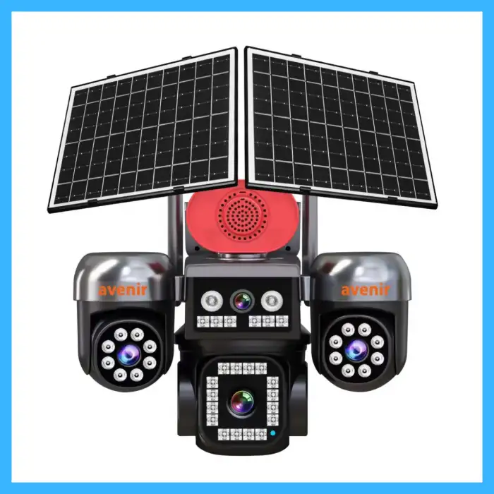 AVENIR AV-S446 12 MP 4 KAMERALI 3 PTZ 4G SOLAR KAMERA